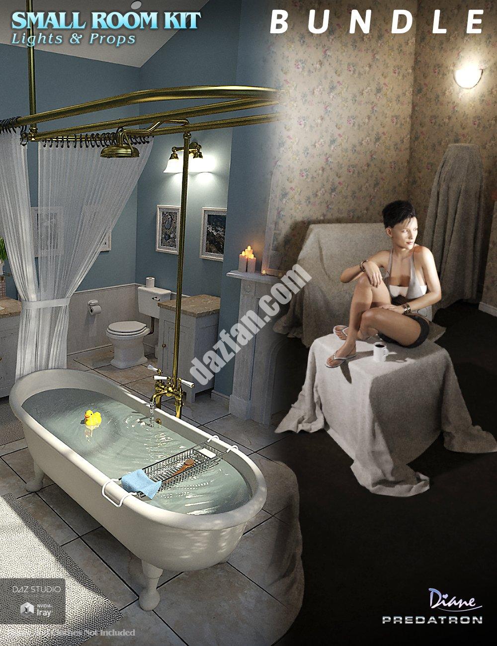 [daz场景] 小房间成套包-DAZ爱好者