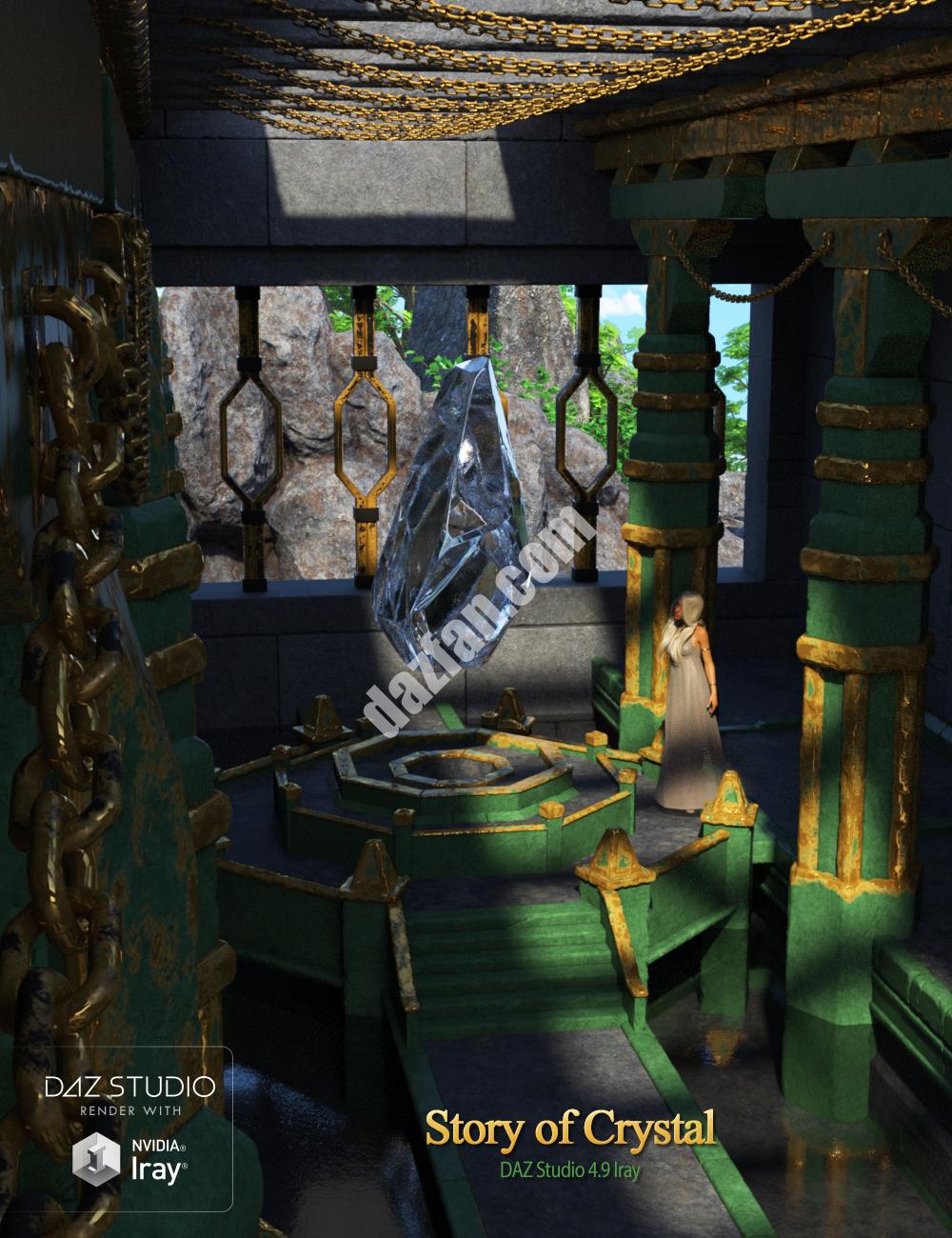 [daz场景] 水晶的故事-DAZ爱好者