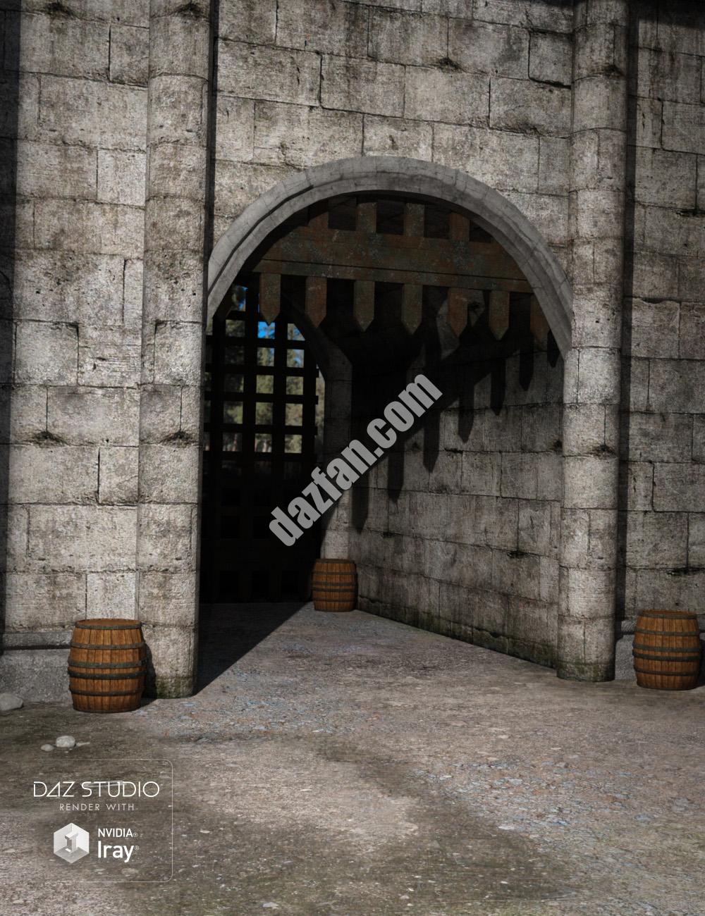 [daz场景] 后面的门-DAZ爱好者