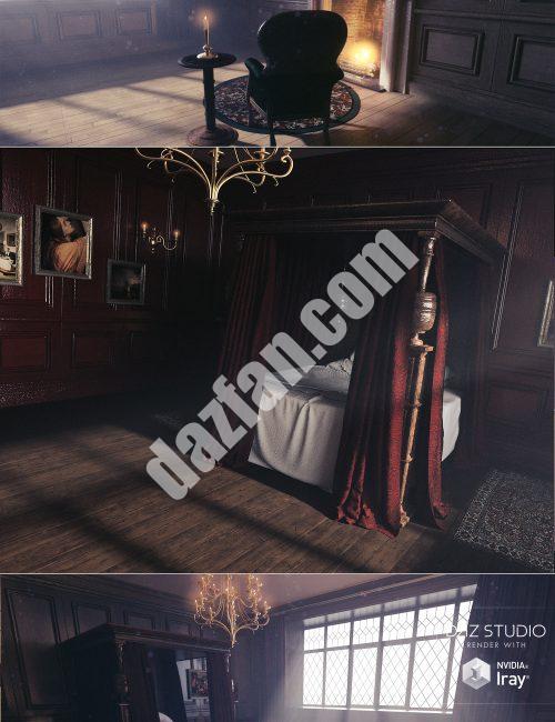[daz场景] 的卧房-DAZ爱好者
