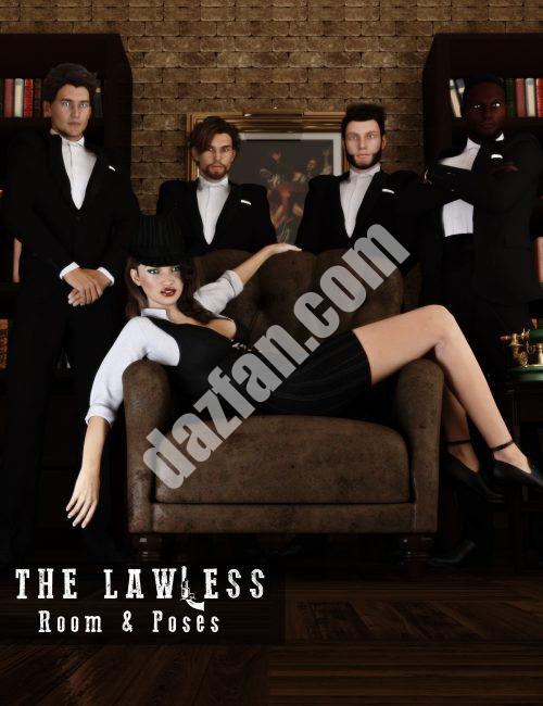 [daz场景] 无法无天的房间，摆姿势-DAZ爱好者