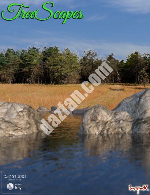 [daz场景] TreeScapes背景-DAZ爱好者