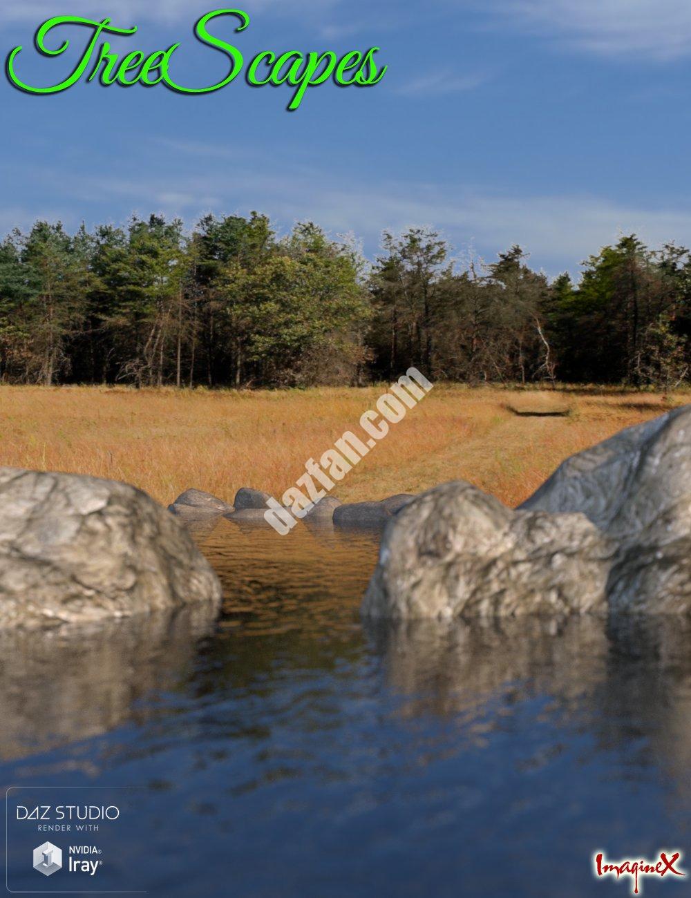 [daz场景] TreeScapes背景-DAZ爱好者