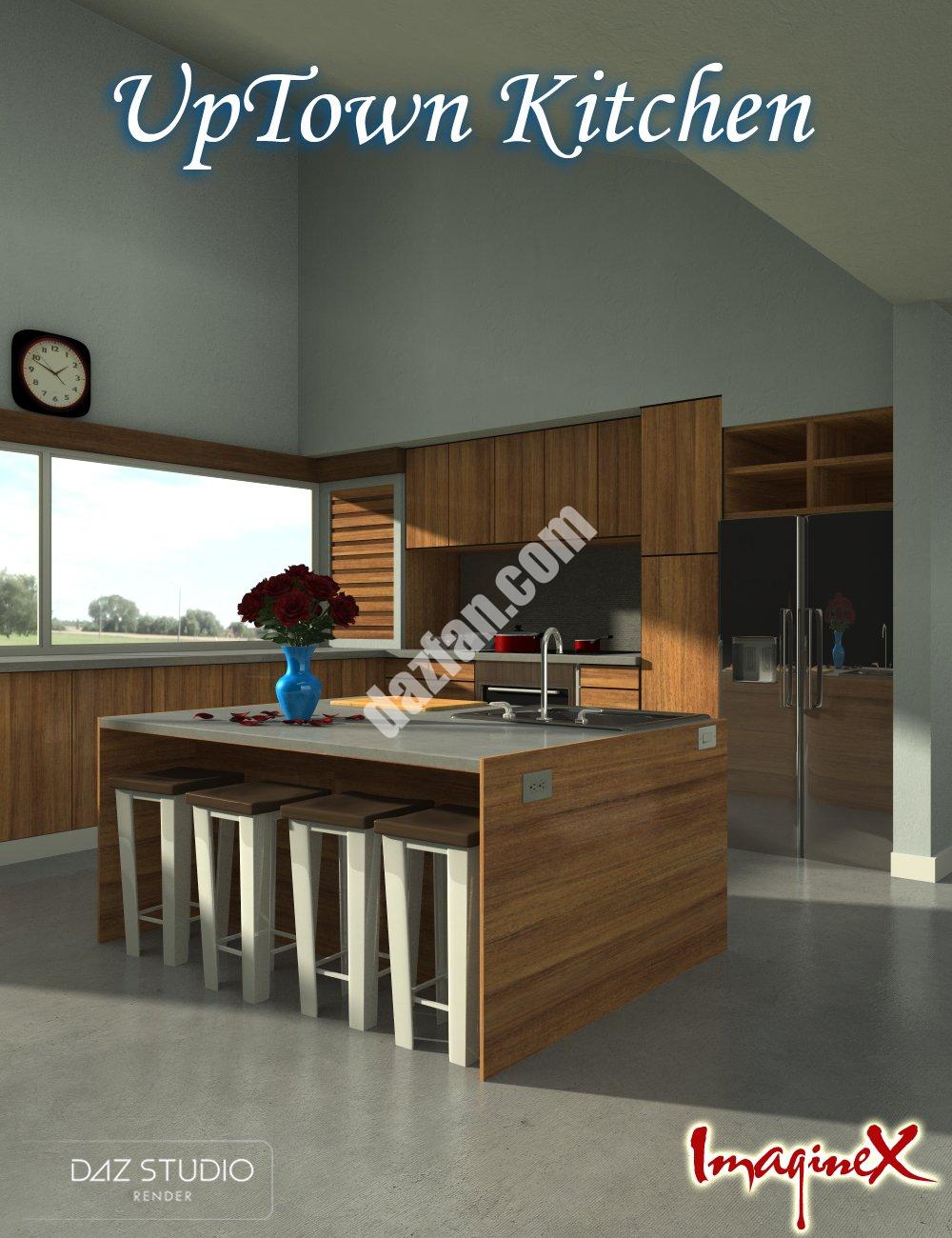 [daz场景] 了城镇厨房-DAZ爱好者