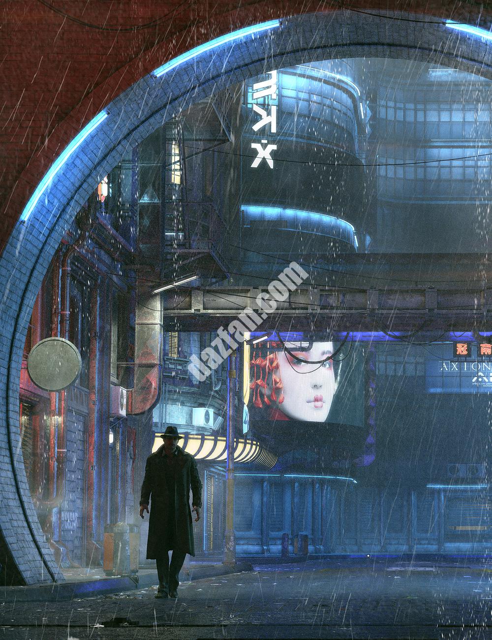 [daz场景] 城市未来5-DAZ爱好者