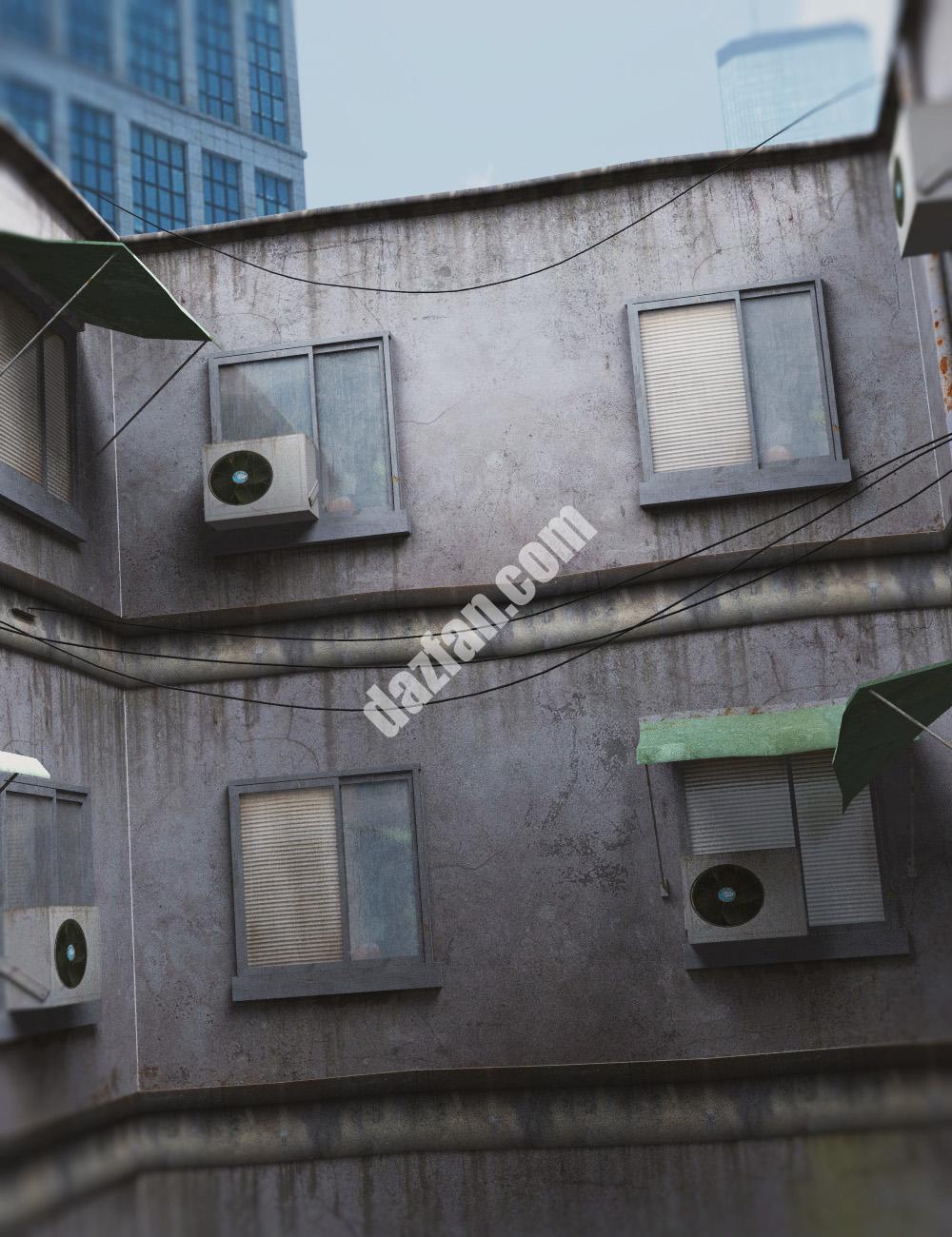 [daz场景] 小巷子-DAZ爱好者