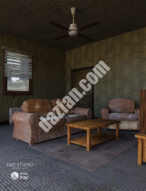 [daz场景] 破旧的公寓-DAZ爱好者