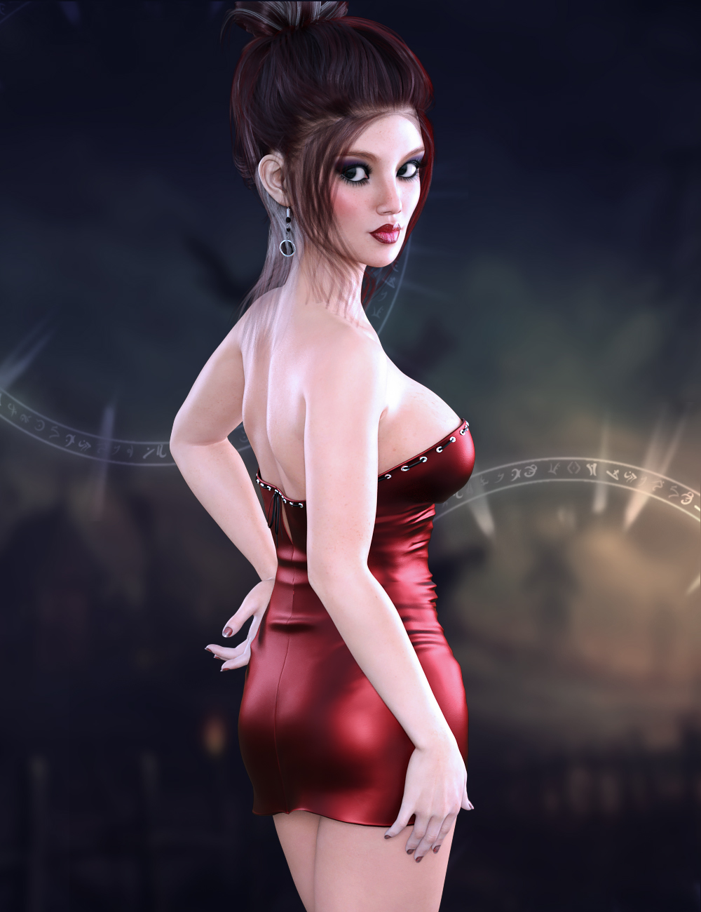 [daz角色] 3DS 女性版韦诺纳 for Genesis 3 Female(s)-DAZ爱好者