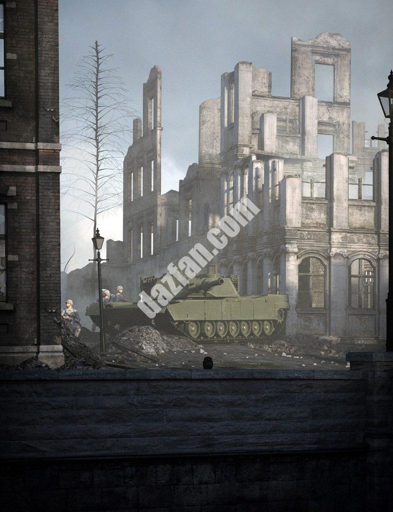 [daz场景] 战争结束后-DAZ爱好者