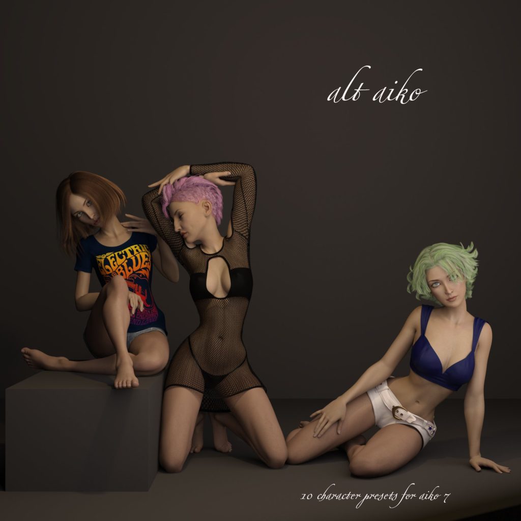 [daz角色] Alt爱子-DAZ爱好者