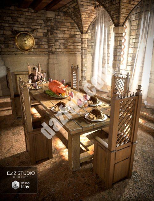 [daz场景] 古老的房间-DAZ爱好者