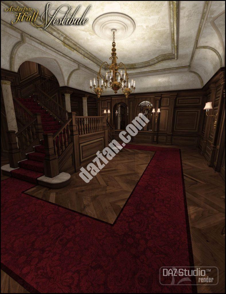 [daz场景] 安德森大厅技工-DAZ爱好者