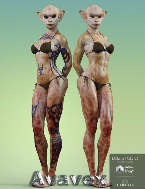[daz角色] Avavex代表创世纪3的女性-DAZ爱好者