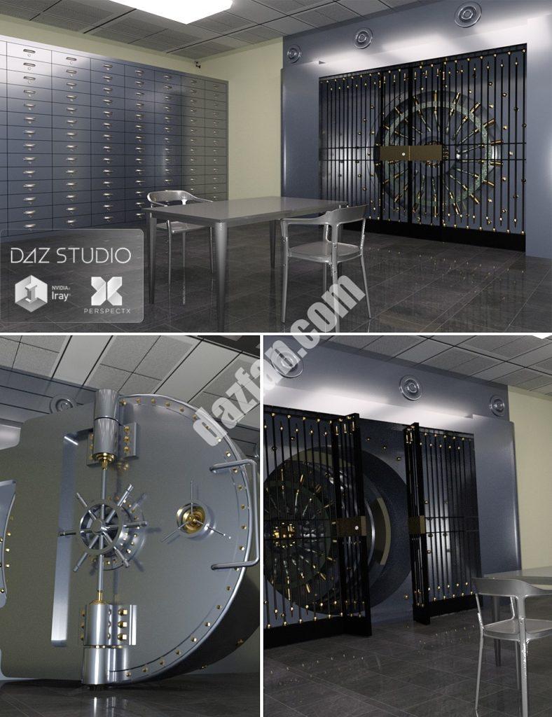 [daz场景] 银行安全-DAZ爱好者