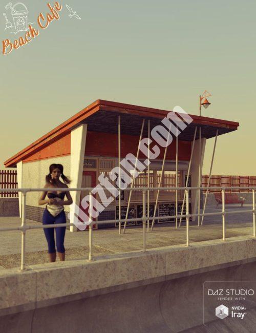 [daz场景] 海滩咖啡馆施工工具-DAZ爱好者