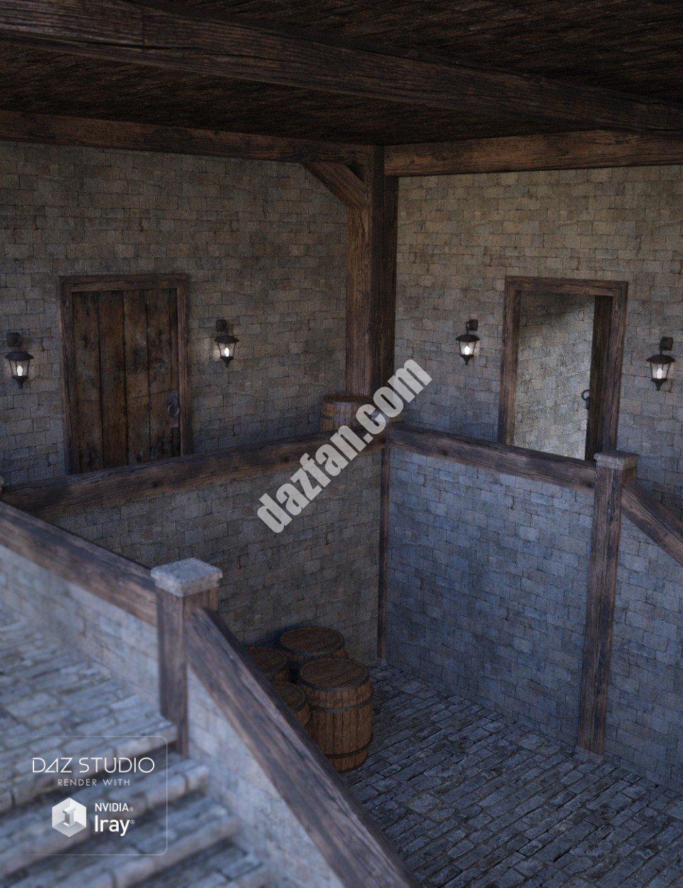 [daz场景] 城堡内部-DAZ爱好者