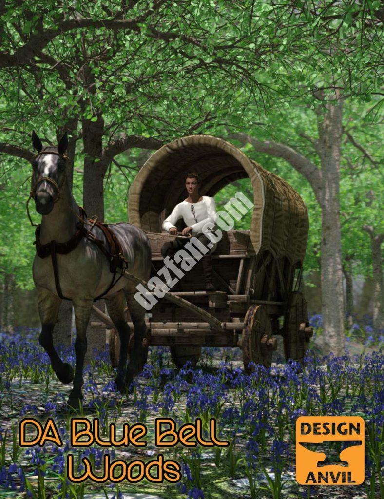 [daz场景] 蓝铃林-DAZ爱好者