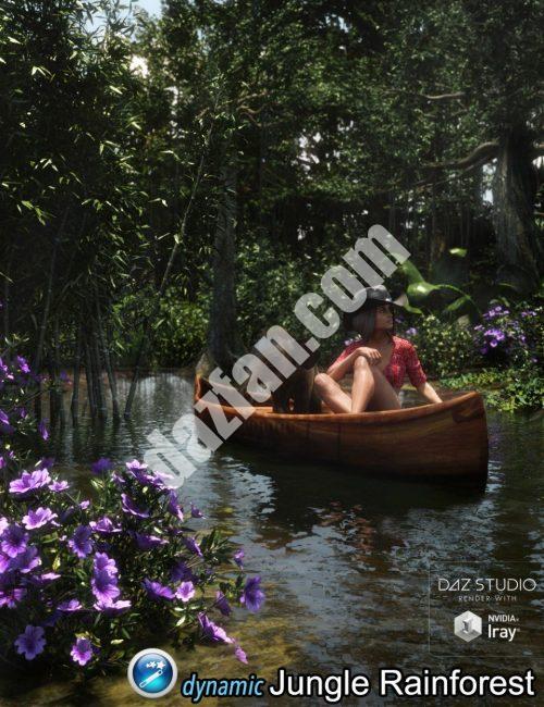[daz场景] 动态丛林雨林-DAZ爱好者