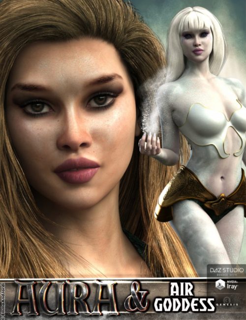 [daz角色] EJ光环和空气女神为创世纪3女性-DAZ爱好者