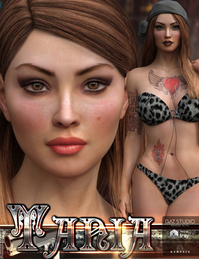 [daz角色] EJ Tania代表创世纪3的女性-DAZ爱好者