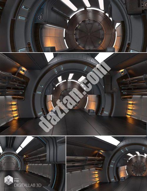 [daz场景] ESA欧罗巴走廊-DAZ爱好者