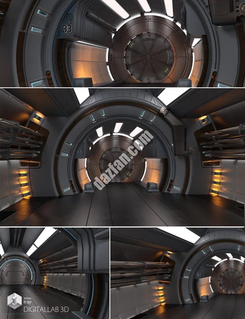 [daz场景] ESA欧罗巴走廊-DAZ爱好者