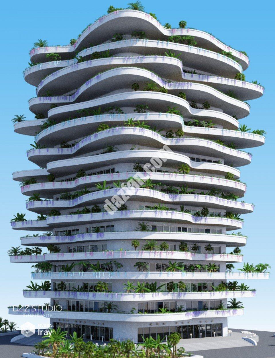 [daz场景] 生态建筑-DAZ爱好者