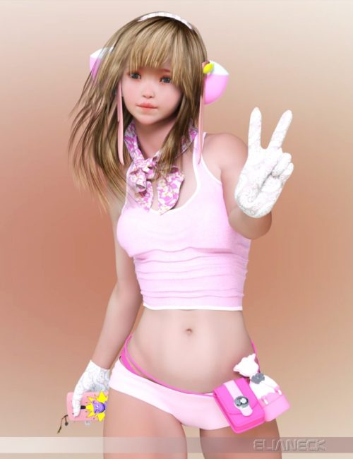 [daz角色] ElianeCK面部和身体照明灯-DAZ爱好者