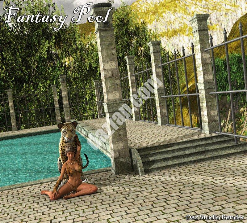 [daz场景] 幻想池-DAZ爱好者