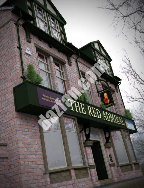 [daz场景] 胃炎酒吧,啤酒花园-DAZ爱好者