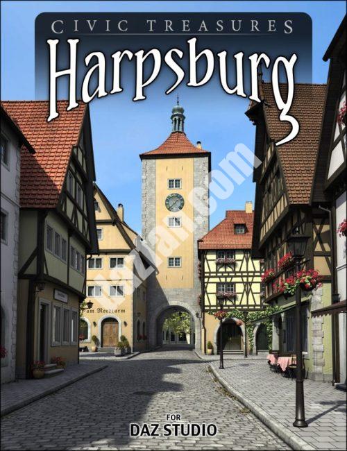 [daz场景] Harpsburg for Daz Studio-DAZ爱好者