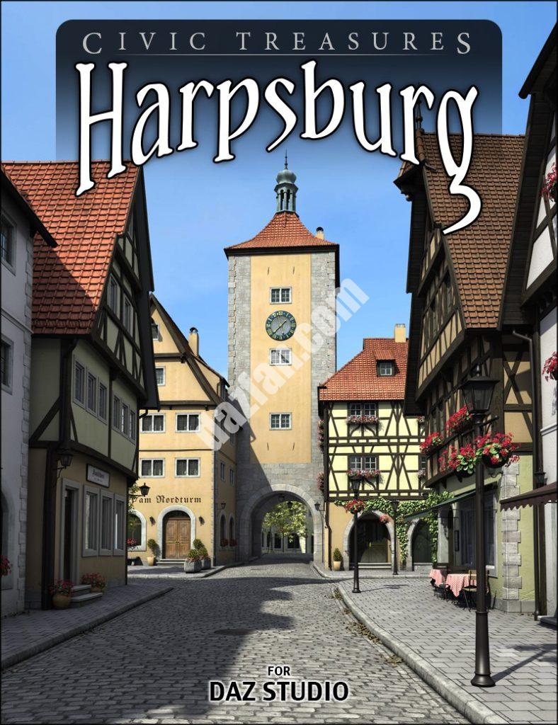 [daz场景] Harpsburg for Daz Studio-DAZ爱好者