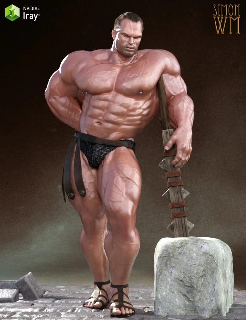 [daz角色] Hercules HD for Genesis 3 Male-DAZ爱好者
