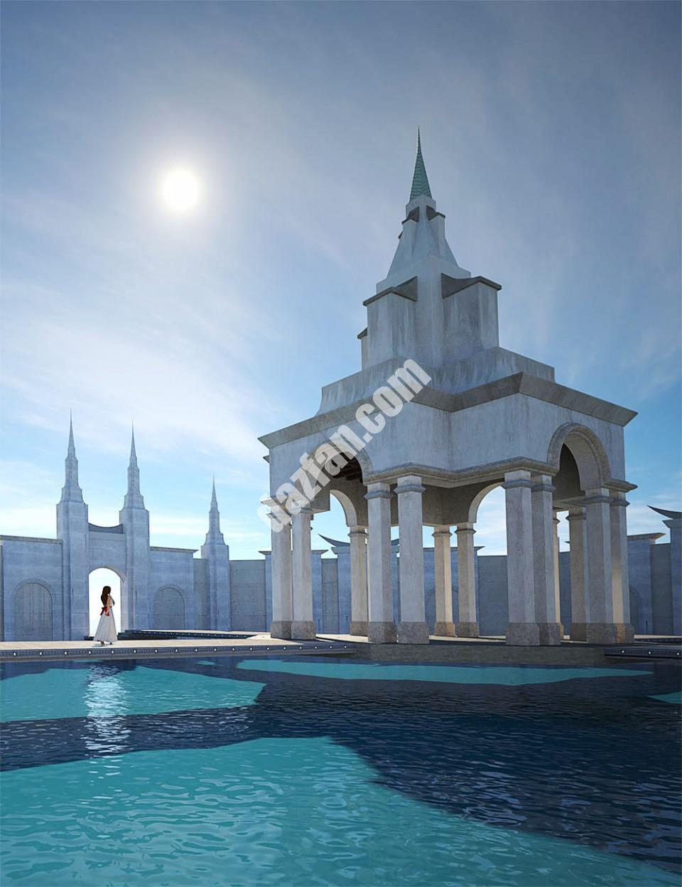 [daz场景] 高地寺庙-DAZ爱好者