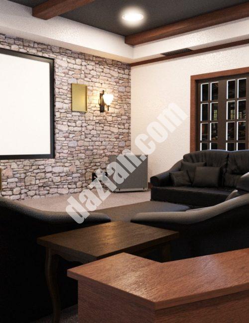 [daz场景] 家庭影院-DAZ爱好者