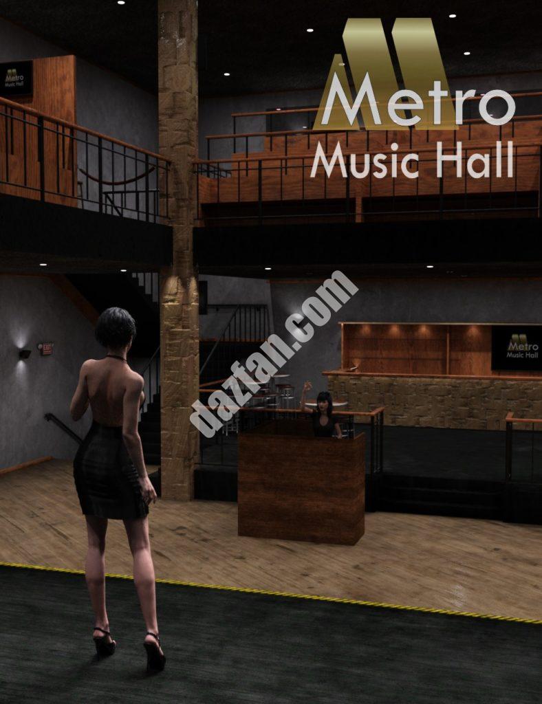 [daz场景] IDG地铁音乐厅-DAZ爱好者