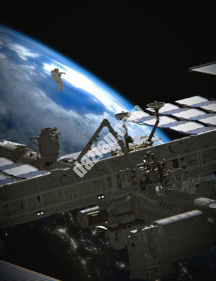 [daz场景] 国际空间站-DAZ爱好者