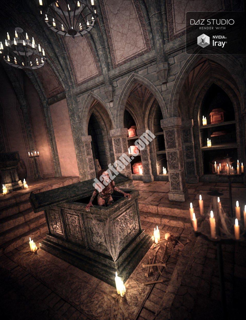 [daz场景] 不朽的地下室-DAZ爱好者