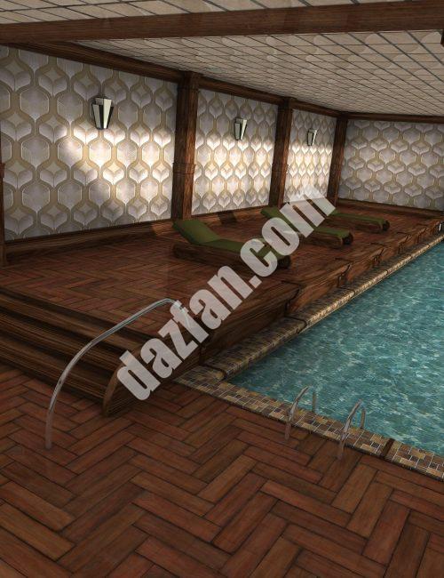 [daz场景] 室内游泳池-DAZ爱好者