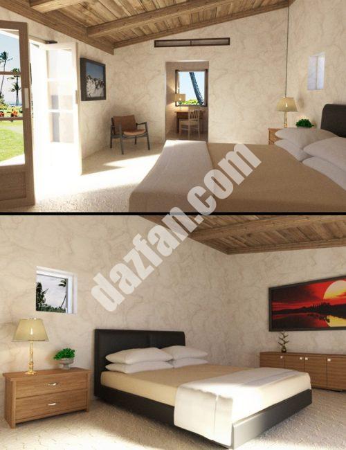 [daz场景] 岛的房间-DAZ爱好者