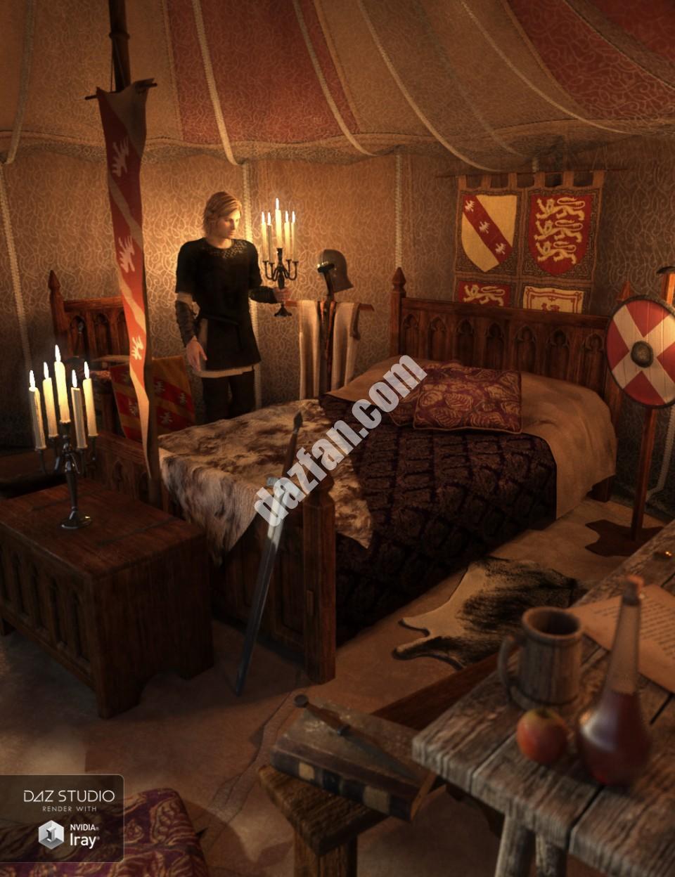 [daz场景] 骑士馆-DAZ爱好者