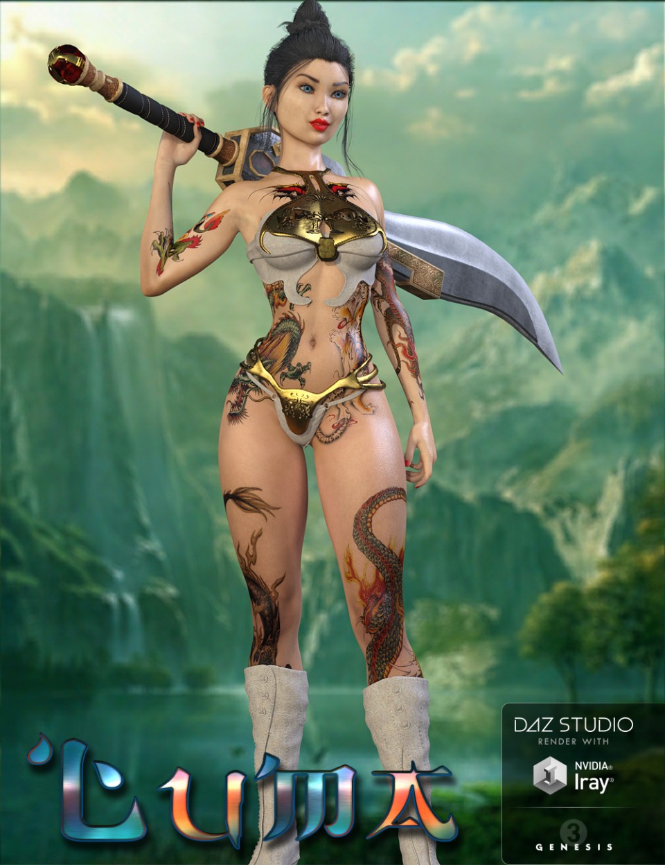 [daz角色] Luma(创世纪3女)-DAZ爱好者