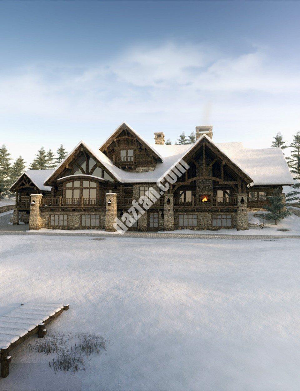 [daz场景] 山小屋-DAZ爱好者