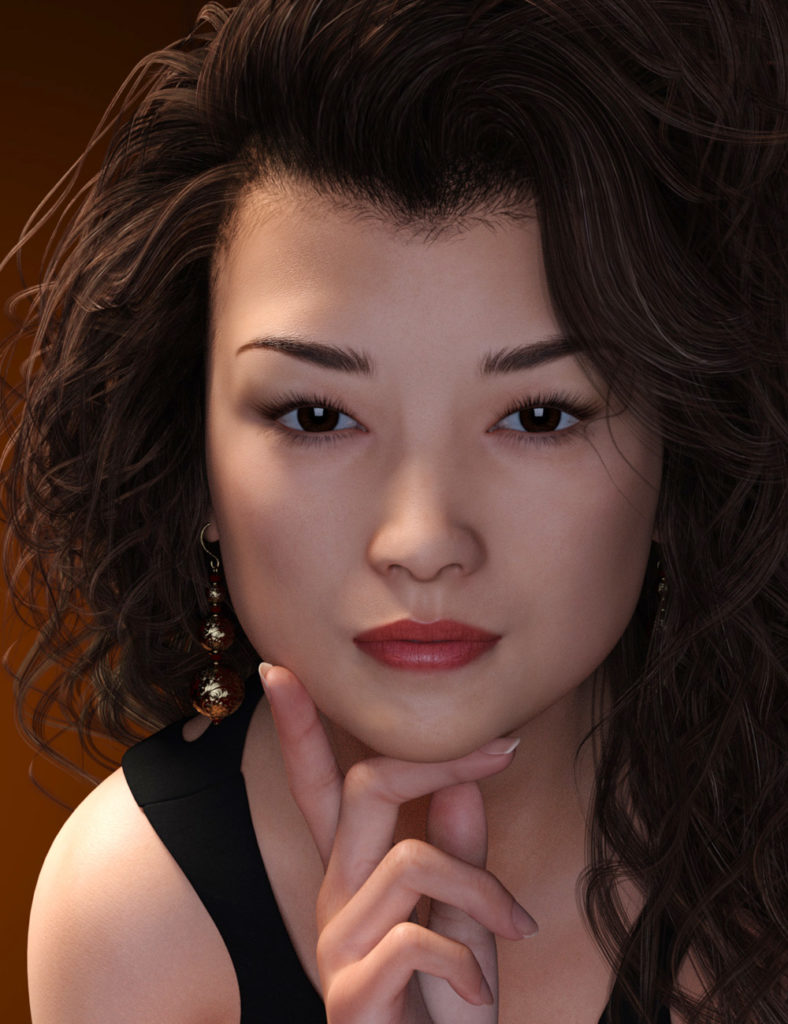 [daz角色] 紫衣为G3F-DAZ爱好者