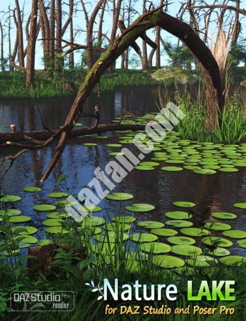 [daz场景] 自然,湖-DAZ爱好者