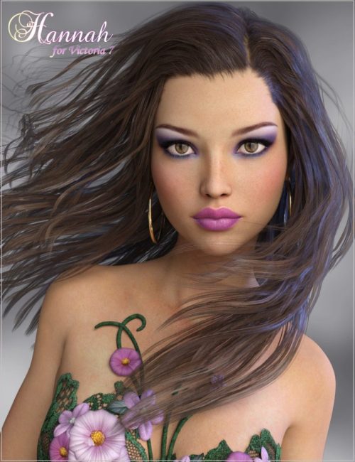 [daz角色] P3D《维多利亚的汉娜-DAZ爱好者