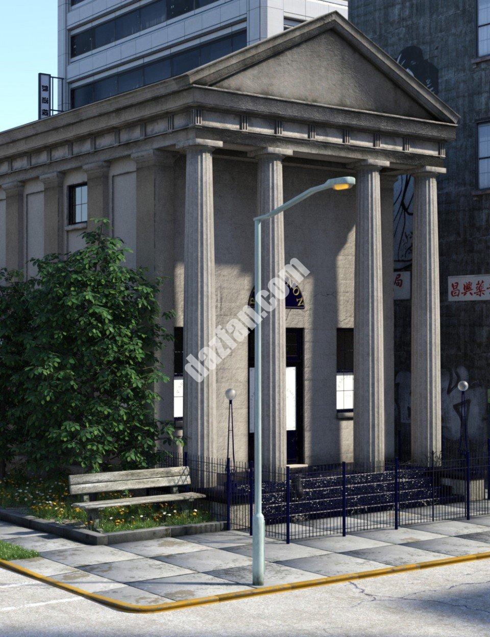 [daz场景] 帕特农神庙俱乐部-DAZ爱好者