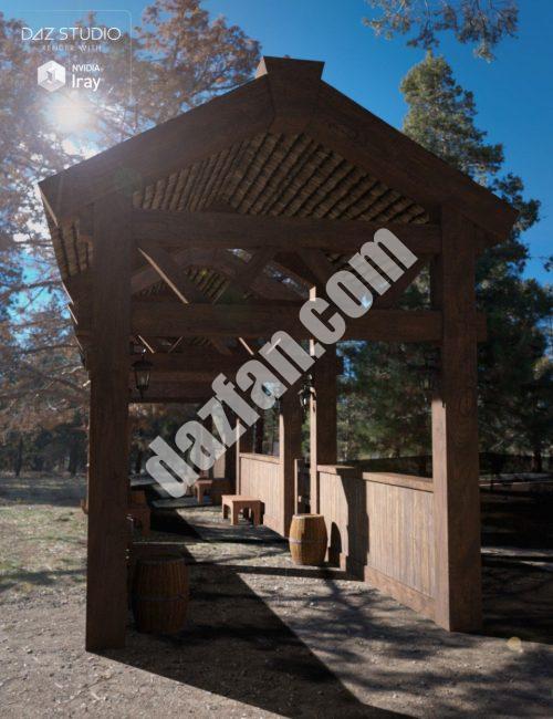 [daz场景] 馆人行道-DAZ爱好者