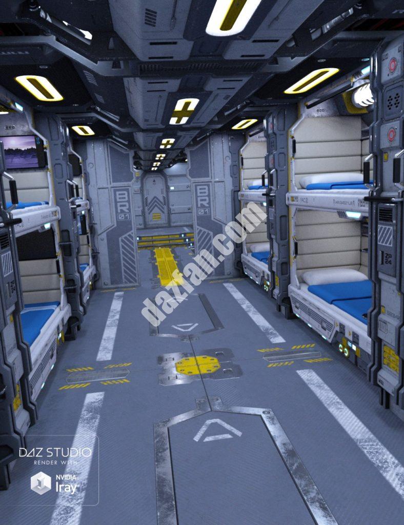 [daz场景] Psi兵营-DAZ爱好者