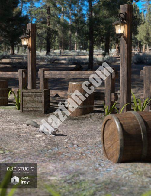 [daz场景] 牧场环境道具-DAZ爱好者
